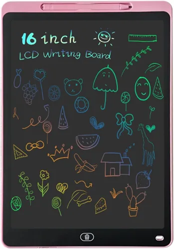 Vista 8 de Tableta de escritura LCD para niños, tablero de escritura de dibujo electrónico, tablero de dibujo educativo para niños de 6 años en adelante, niños