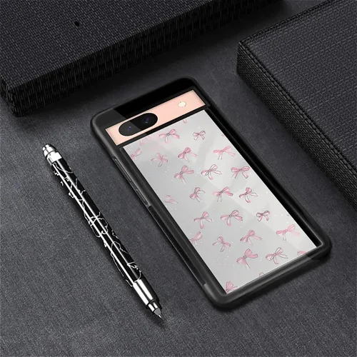 Vista 1899 de Compatible con Google Pixel 4A 5G Mobile Case Creative Acrylic Panel trasero Silicona Protección Grip especialmente diseñado para Google Pixel 4A 5G