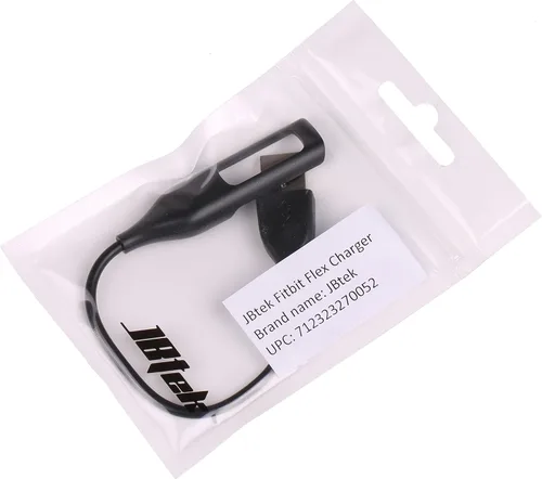 Vista 5 de jbtek Negro Reemplazo Compatibles con USB Cable Cargador para Fitbit Flex Band Wireless Actividad Pulsera (Cable del cargador) Cargador de pulsera