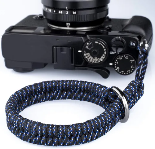 Vista 12 de AQAREA Correa de muñeca para cámara DSLR sin espejo, correa de mano de cámara de liberación rápida con conector más seguro (negro) con conector
