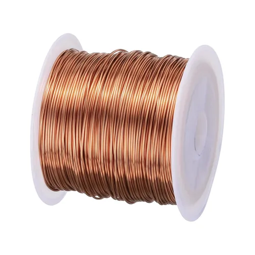 Vista 45 de MECCANIXITY - Alambre magnético de calibre 46 AWG - 0.04mm Hilo de cobre esmaltado - Bobina de alambre magnético de 14669 pies (4471m) - 50g Grado F