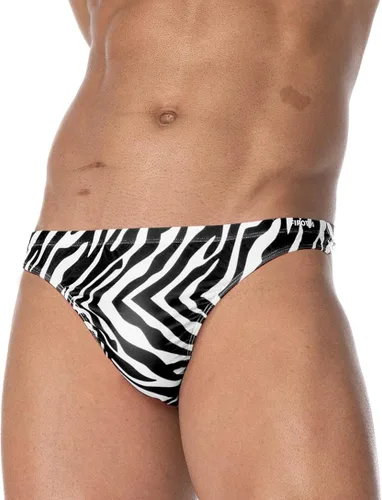 Vista 2 de FIROTTII Hombres Imprimir Animal Skin Bikini Swim Brief Hombres Traje de baño Traje de baño Sexy para Hombres