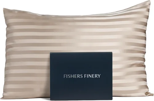 Vista 19 de Fishers Finery Funda de almohada de seda de morera 100% pura de 25mm (Rojo King)