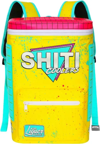Vista 12 de SHITI Hieleras Enfriador para Camping, Viajes, Playa, Lonchera Suave para Alimentos, Bebidas y Hielo, Portátil, Impermeable, Bolsa Aislada de 24 El