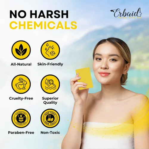 Vista 6 de Barra limpiadora de jabón de azufre 10% para cara y cuerpo, limpiador facial de azufre natural para acné, piel grasa, mezcla de citronela, aceite