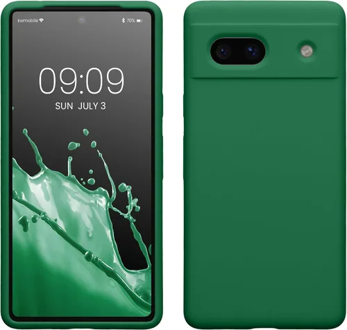 Vista 300 de kwmobile Funda Compatible con Google Pixel 6 Pro - Funda de Teléfono de Silicona TPU con Acabado Suave - Azul Caribe