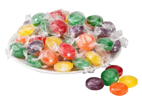 Vista 3 de Snackadilly - Caramelo duro con sabor a fruta, bolsa de 3 libras, sabores de frutas surtidos, dulces envueltos individualmente
