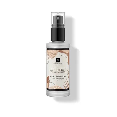 Vista 8 de Natural Inspirations Aceite seco para cuerpo y cara de eucalipto y romero menta 4oz