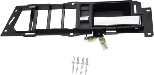 Vista 29 de TRQ Manija de puerta interior delantera izquierda cromada para el lado del conductor compatible con Chrysler 200 2011-2016