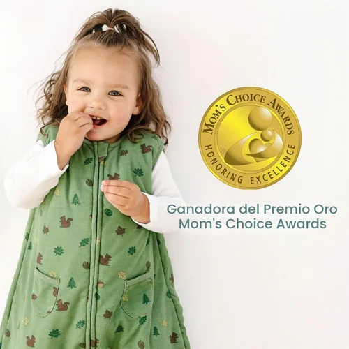 Vista 5 de Dreamsuit: Toddler Sleep Sack with Legs, Rayon Made from Bamboo Bosque
