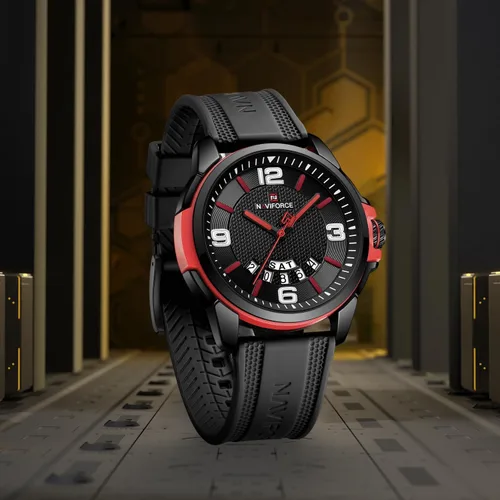 Vista 2 de NAVIFORCE Reloj impermeable para hombres, mujeres, niños y niñas, analógico, militar, deportivo, unisex, correa de silicona