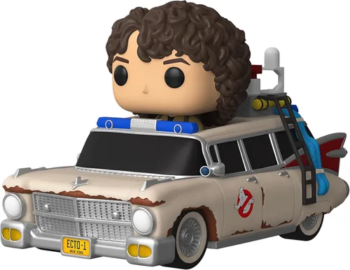 Vista 2 de Funko POP Ride Super Deluxe Movies: Ghostbusters Afterlife - Ecto 1 con Trevor, Multicolor, Estándar, (47679)