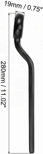 Vista 2 de uxcell Llave de impacto de extremo de caja compensada de 30mm tipo anillo de anillo de cabeza única de acero de alta resistencia Herramienta de mano