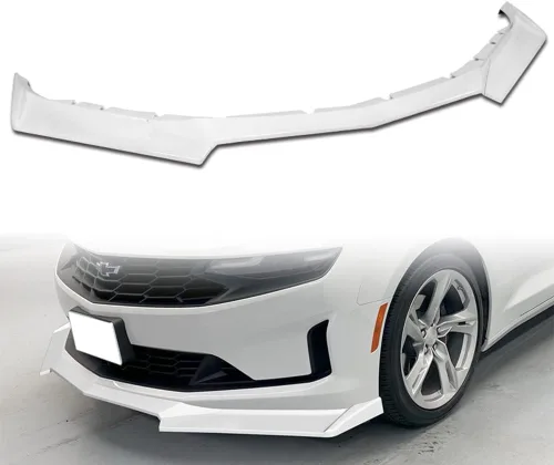 Vista 7 de Q1-TECH, borde de parachoques delantero compatible con Chevy Camaro LT/LS/RS/SS 2016 2017 2018 2019 2021 2022 2023 2024, alerón de parachoques