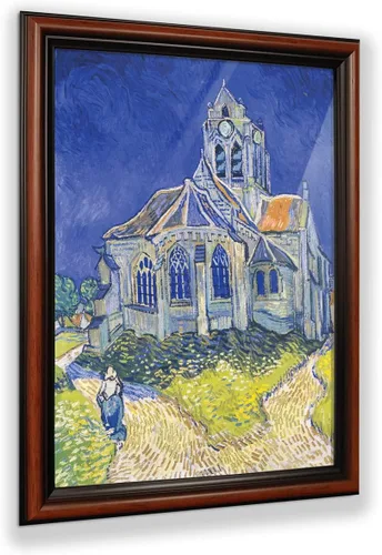Vista 16 de Vincent Van Gogh - Arte de pared enmarcado con diseño de flores de almendra, maravilloso para exhibir en la cocina, el baño o la decoración