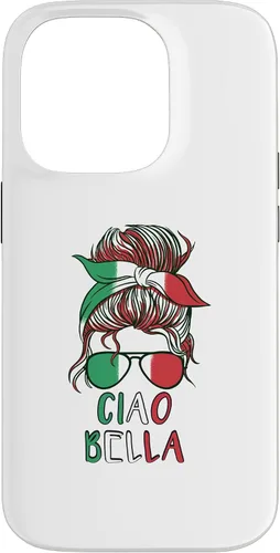 Vista 17 de Ciao Bella Italian Woman with Sunglasses Flag Italy Colors Case for iPhone 17