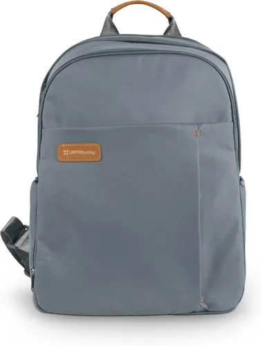 Vista 12 de UPPAbaby Mochila cambiador - Bolsillo para botella y portátil, funda para carrito - Ada Ada-sand Melange Cuero Castaño