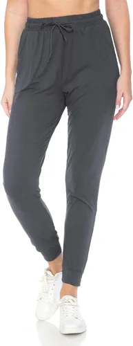 Vista 2 de Leggings Depot - Pantalones deportivos de ajuste relajado para mujer, con bolsillos y bajos, ideales para yoga y entrenamiento