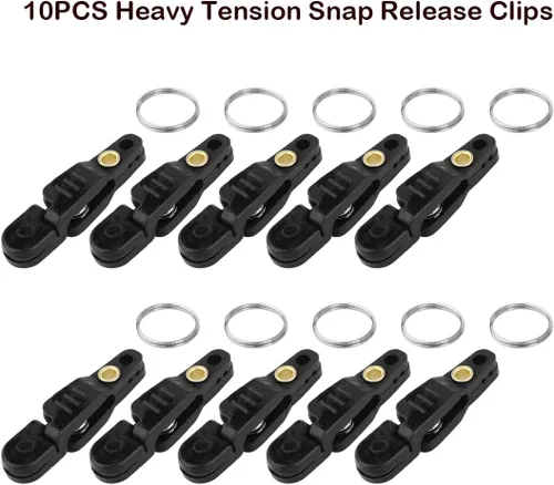 Vista 6 de Heavy Tension Snap Release Clips for Weight Planer Board Kites Downrigger Trolling Fishing