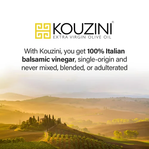 Vista 7 de Kouzini Vinagre balsámico de lima jalapeño blanco ultra premium, aderezo italiano dulce y grueso para ensalada, vinagre orgánico de módena - 8.5 fl