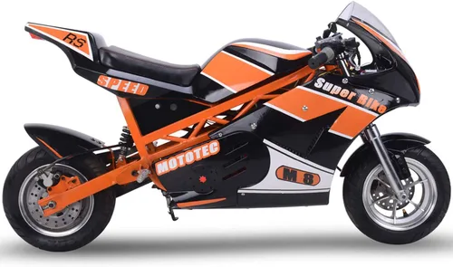 Vista 5 de MotoTec 1000w 48v superbici eléctrica en negro