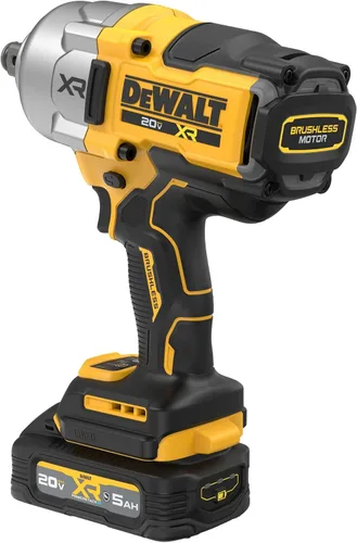 Vista 7 de DEWALT Kit de llave de impacto inalámbrica 20V MAX XR de 3/4 pulgadas con batería POWERSTACK y cargador (DCF964GH1)