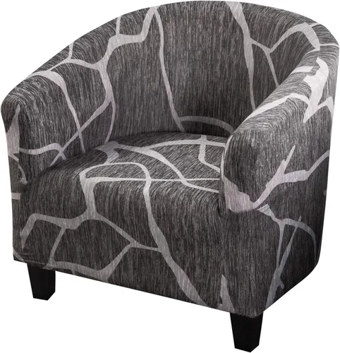 Vista 28 de MIFXIN - Funda elástica para silla de bañera de terciopelo de alta elasticidad, cubierta de silla de club, cubierta de sillón de elastano, cubierta