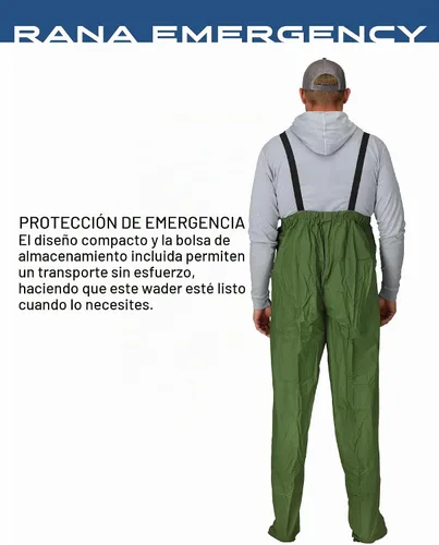 Vista 4 de FROGG TOGGS Men's Rana Emergency Waterproof Compact, Packable Chest Wader
