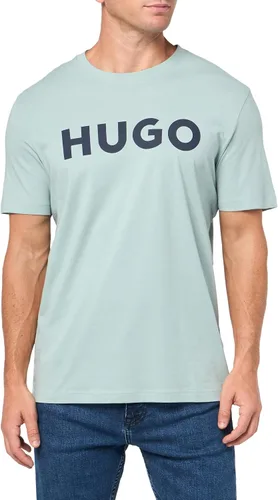 Vista 79 de Hugo Men's Print Logo Short Sleeve T-Shirt Blanco