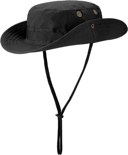 Vista 9 de FRTKK Sombrero militar Boonie táctico ajustable Boonie sombreros para hombres mujeres caza pesca al aire libre safari sol