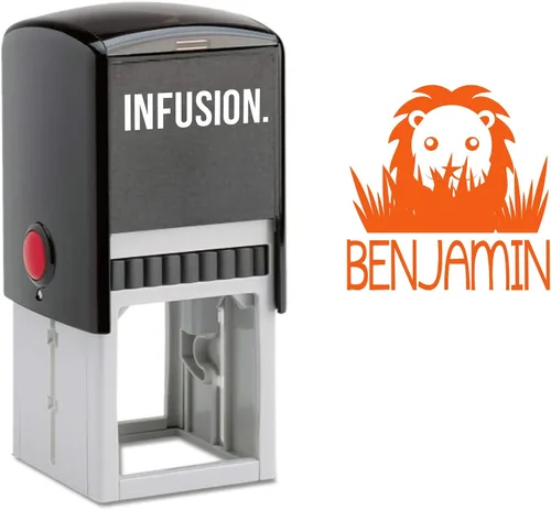 Vista 11 de Infusion Sello con nombre de niño autoentintado para niños (Bee Great)