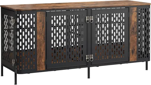 Vista 8 de Muebles dobles del cajón del perro de 71", muebles grandes de la perrera del perro