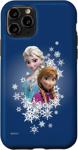 Vista 29 de Disney Frozen Anna and Elsa Sisters and Snowflakes - Carcasa para iPhone 17