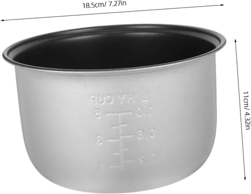 Vista 2 de 2l Cocina Interior Olla De Reemplazo Olla Antiadherente Fácil Cocina Sopa Portátil Elegante