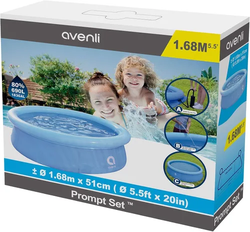 Vista 6 de JLeisure Avenli 12014 - Juego inflable de 5.5 pies x 20 pulgadas, capacidad para 1 a 2 personas, para niños sobre el suelo, piscina infantil