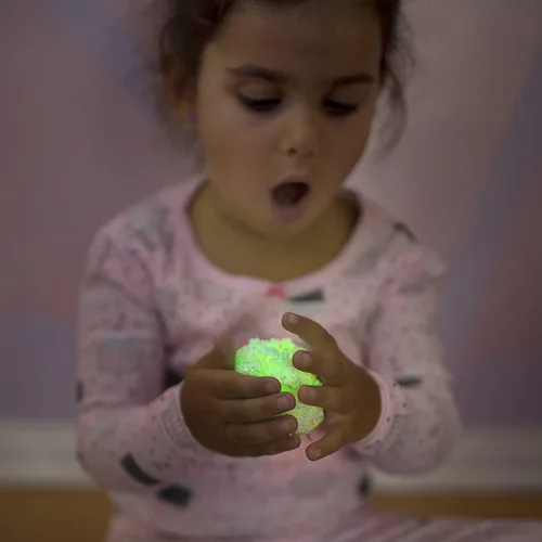Vista 5 de Educational Insights Playfoam Classic & Glow in the Dark Jumbo Pod, juego de 12, juguete sensorial, relleno de cesta de Pascua para niños y niñas, a