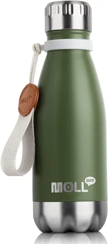 Vista 39 de Botella de Agua de 9 oz para Niños - Botella de Agua Pequeña de Acero Inoxidable para la Escuela con Aislamiento al Vacío de Metal a Prueba de Fugas
