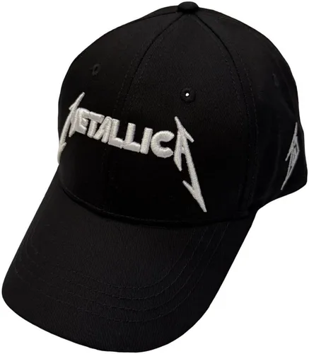 Vista 3 de Metallica Classic Text and M Logo Gorra Ajustable Negro