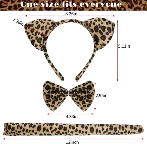 Vista 2 de Dxhycc Black Cat Costume for Girls Kids Cat Ears Headband Tail Bowtie Tutu and Cat Face Stickers for Halloween Dress Up Party