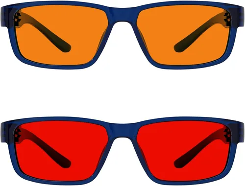Vista 166 de Eyekepper Gafas de luz azul para hombre y mujer, paquete de 6 lentes Pilot Paquete de 6 color mezclado