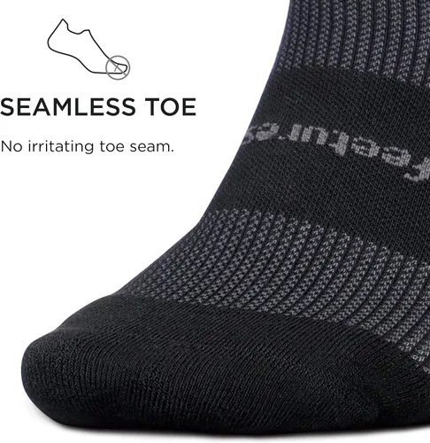 Vista 3 de Feetures Calcetines acolchados de alto rendimiento que no se ven Calcetines de correr para hombres y mujeres Calcetines deportivos Absorbe
