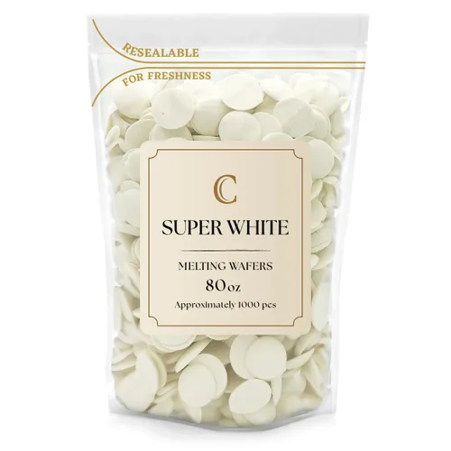 Vista 30 de Merckens - Bolsa de obleas de chocolate para derretir a granel, perfecta para sumergir, postres, hornear y más (1 libra, verde claro) (paquete de 3)
