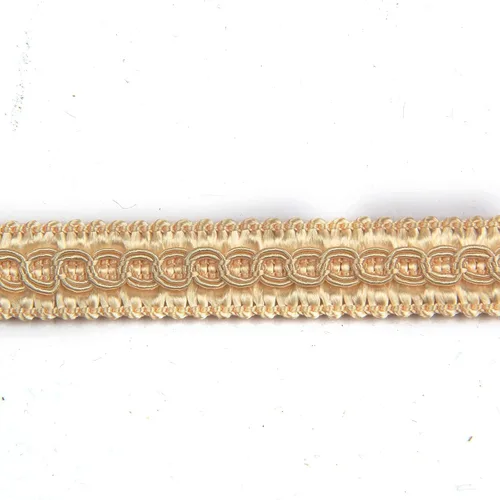 Vista 15 de Borde básico hecho a mano de 13 yardas, 0.6 in/0.59 pulgadas de diámetro, trenza para bricolaje, decoración... beige 19 Beige