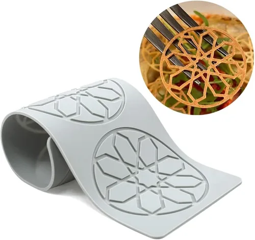 Vista 16 de Moldes de silicona de hojas huecas, moldes de chocolate con forma de corazón, geometría, molde de silicona 3D, molde de hojas de caramelo