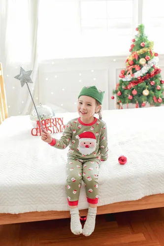 Vista 16 de VAENAIT BABY Infant Toddler Kids Adult Couple Family Matching Women Men Christmas Pjs Xmas Holiday Buffalo Plaid Pajama Set