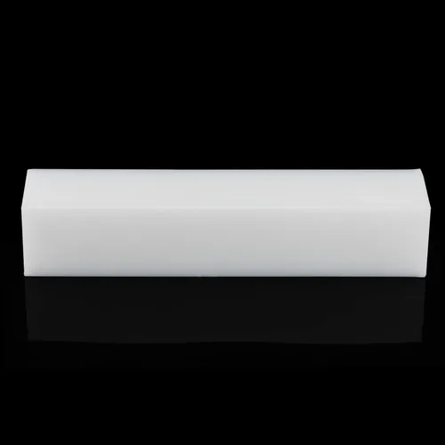 Vista 4 de LEXININ Bloque de nailon grande de 11.8 x 2.4 x 2.4 pulgadas, bloque de roscado de plástico UHMW, bloque rectangular de nailon sólido
