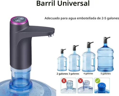 Vista 3 de Dispensador de agua Bomba de botella de agua de 5 galones
