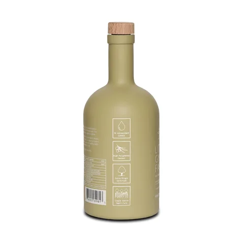Vista 7 de AOVE reliquia Little Gypsy Farms - Aceite de oliva virgen extra griego cultivado en finca Variedad de oliva más saludable 5X polifenoles