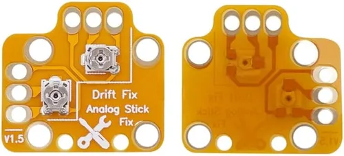 Vista 2 de 1 par de controladores analógicos stick Drift Fix Mod para Xbox One PS4 PS5 Switch Pro Gamepad Game Handle Joystick Drift Repair Board (dorado)