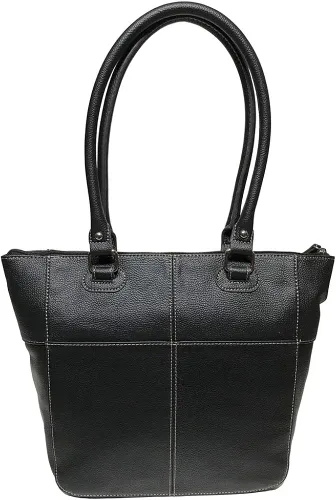 Vista 3 de Tignanello Perfect Pockets - Bolsa mediana de color negro